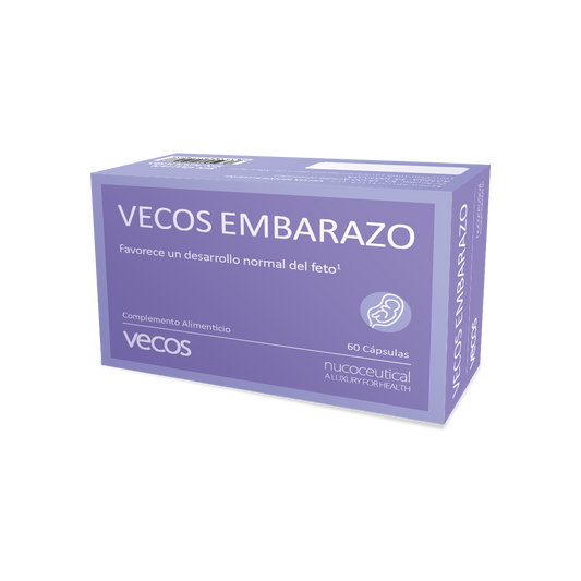 Vecos Embarazo – Suplemento Prenatal con Ácido Fólico y DHA para Mamás_0