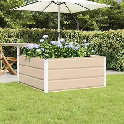 Jardinera Marfil 100 X 100 X 45 Cm Acero_1