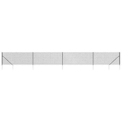 Cerca De Alambre Con Pinchos De Anclaje Gris Antracita 1,1x10 M / Vetonek_1