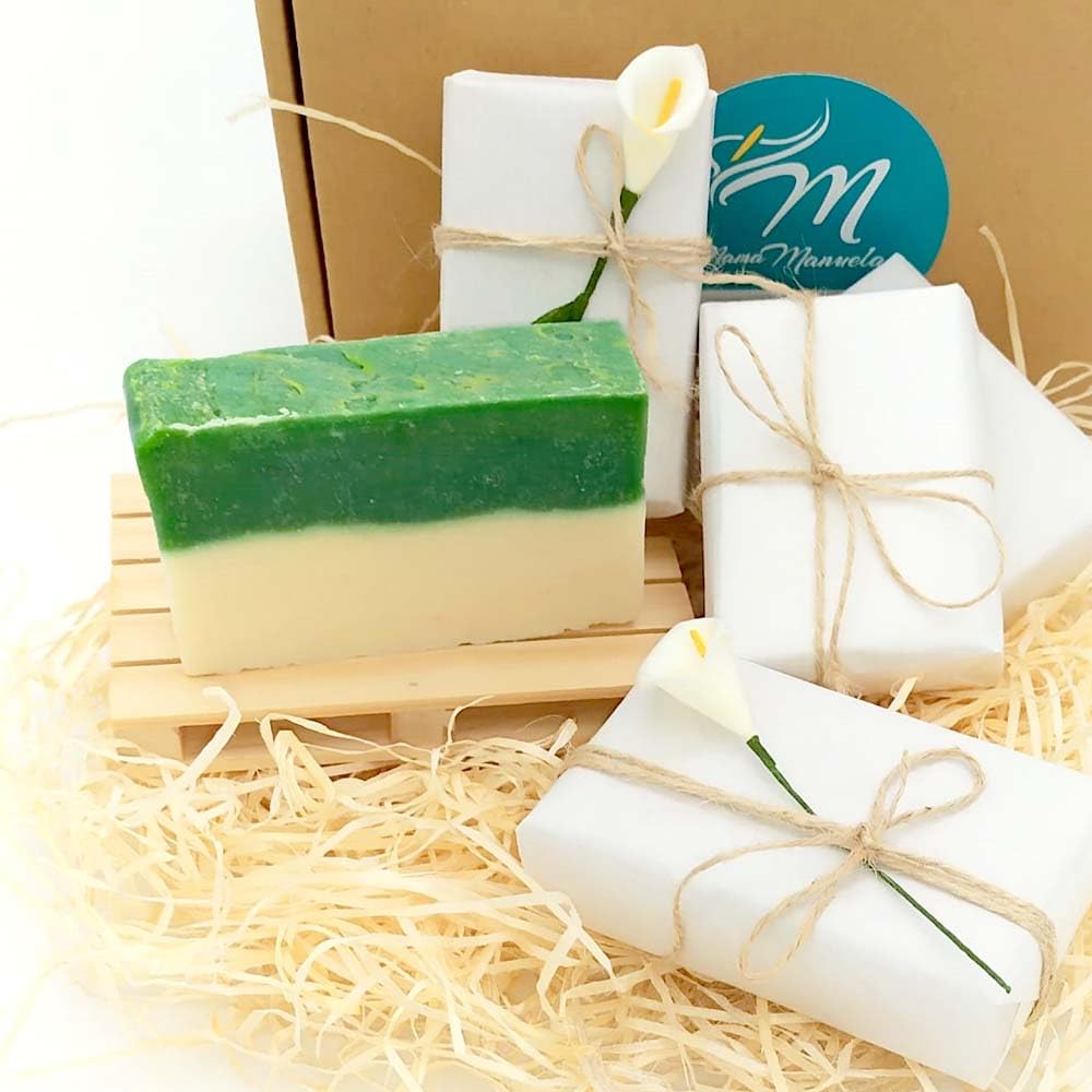 Pack 2 Jabón Natural De Leche De Burra Y Aloe Vera - Hidrata Y Nutre Piel Seca, Madura Y Dañada - Alivia Irritaciones_1