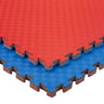 Tatami Puzzle 2,5cm 100x100cm, Pack 4 Unidades – Alta Densidad Azul/rojo