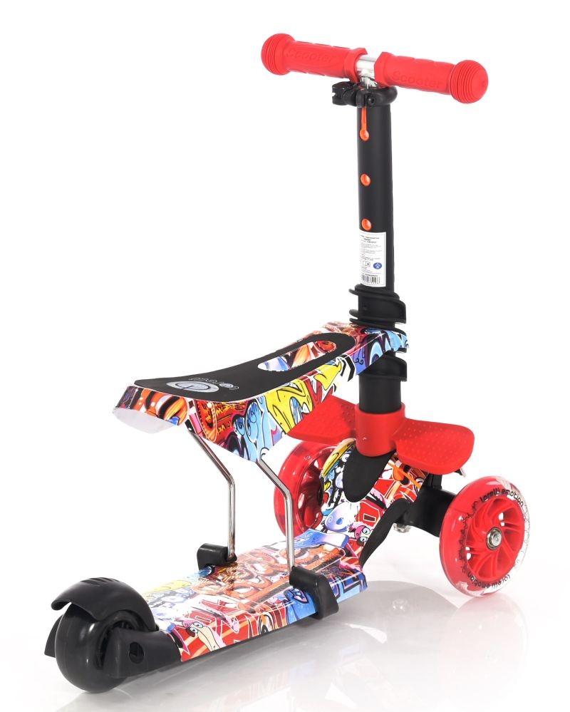 Patinete Infantil Con Asiento Smart Graffiti_1