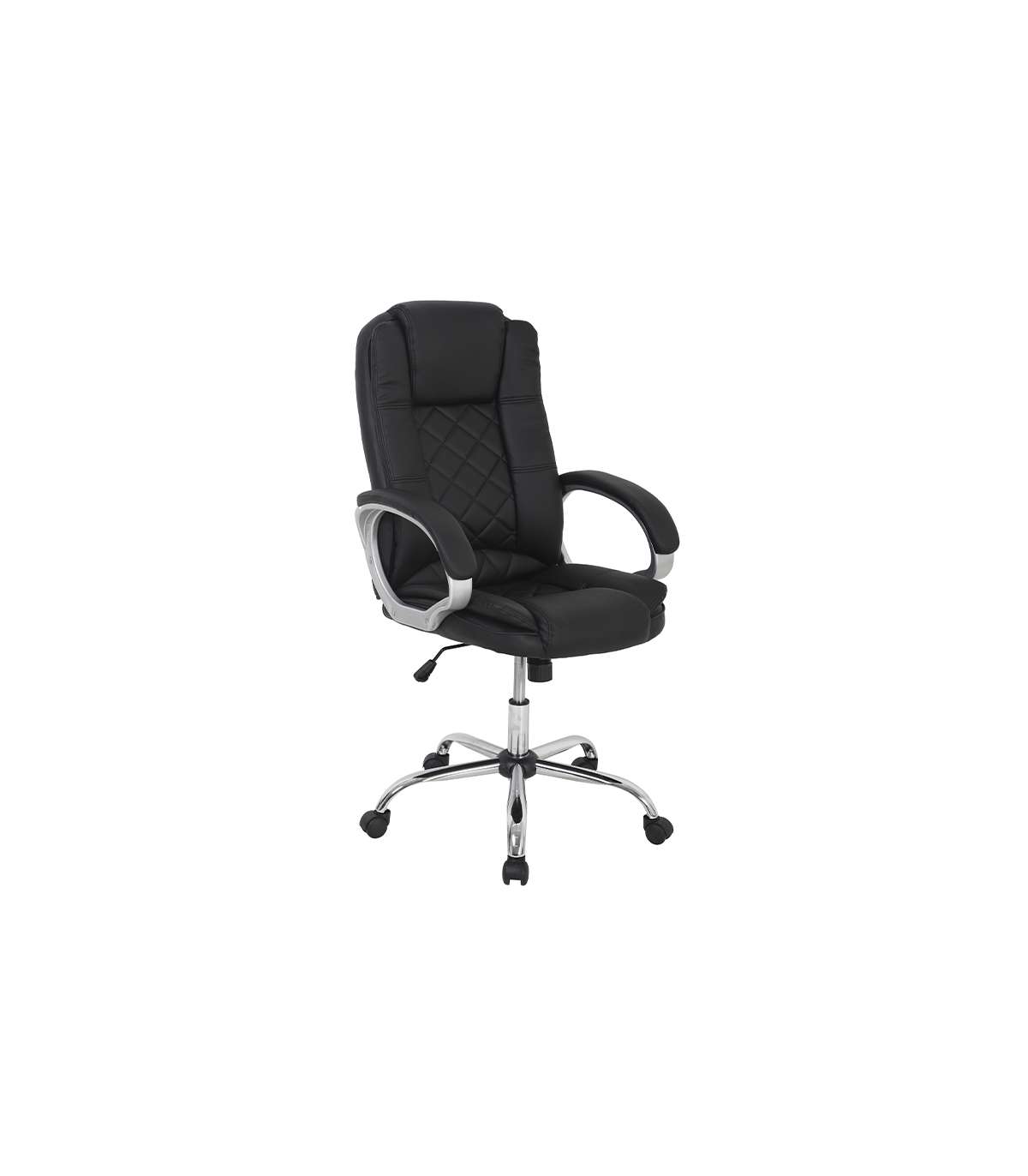 Sillón Giratorio Inmaculada En Polipiel Negro, 66,5 X 51 X 111-120 Cm (ancho X Largo X Al_4