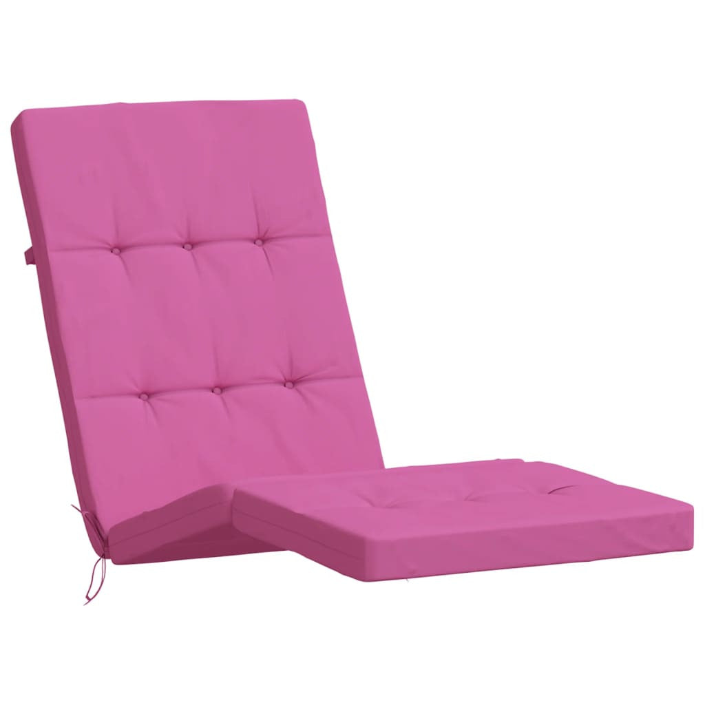 Vidaxl Cojines Para Tumbona 2 Uds Tela Oxford Rosa_0