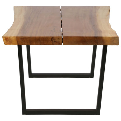 Mesa De Centro De Madera Maciza De Suar 102x56x41 Cm_1