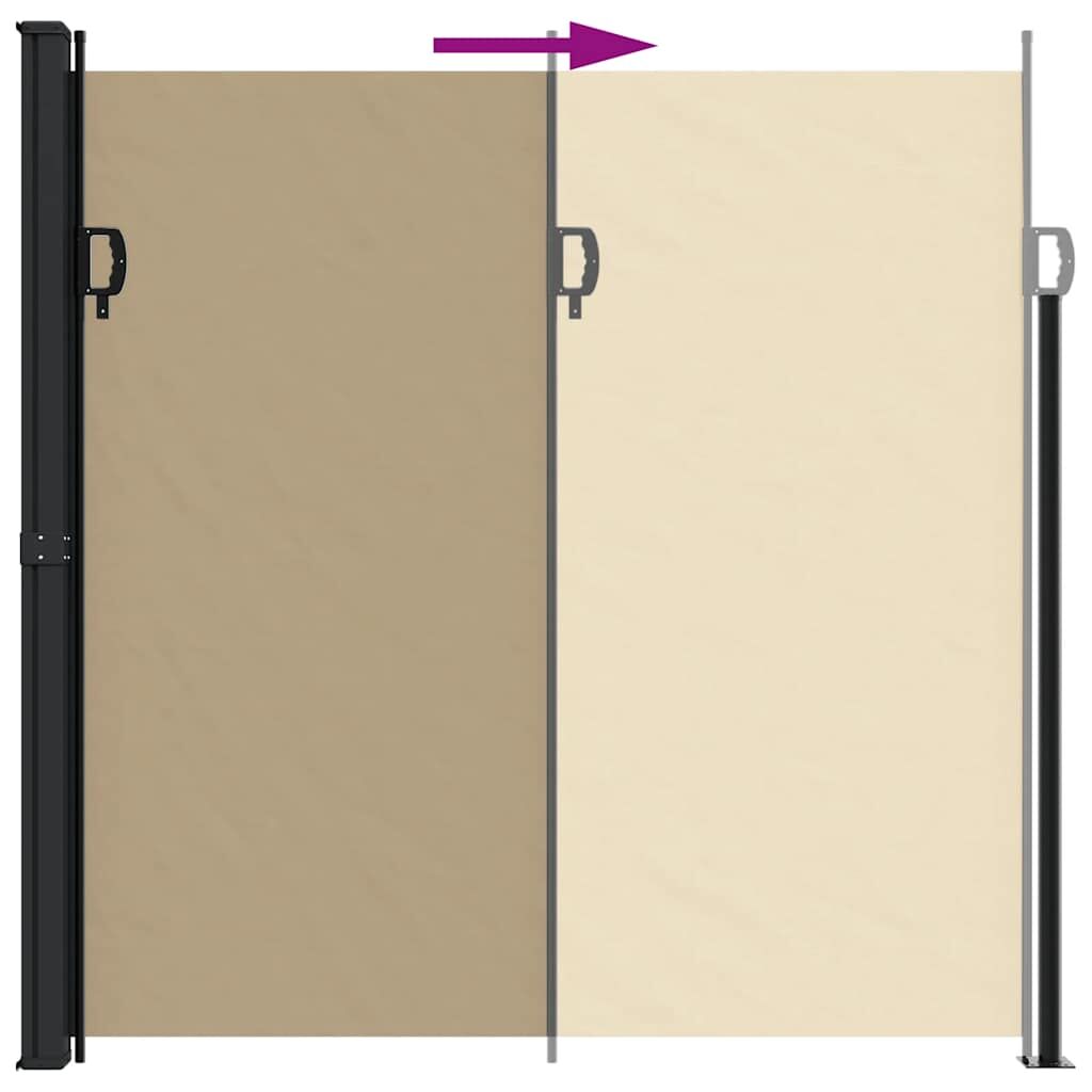 Vidaxl Toldo Lateral Retráctil Beige 200x600 Cm_4
