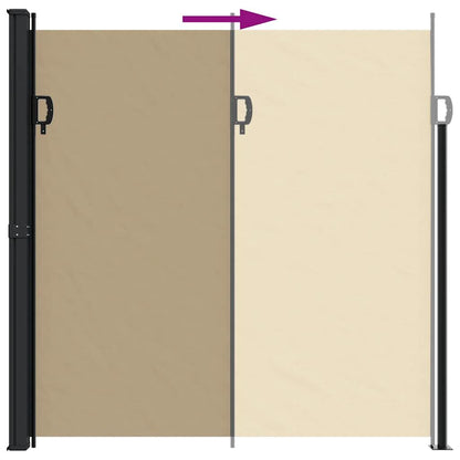 Vidaxl Toldo Lateral Retráctil Beige 200x600 Cm_4