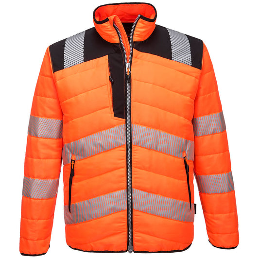 Chaquetas Baffle - Comodidad Y Seguridad / Xxl / Naranja-negro_0
