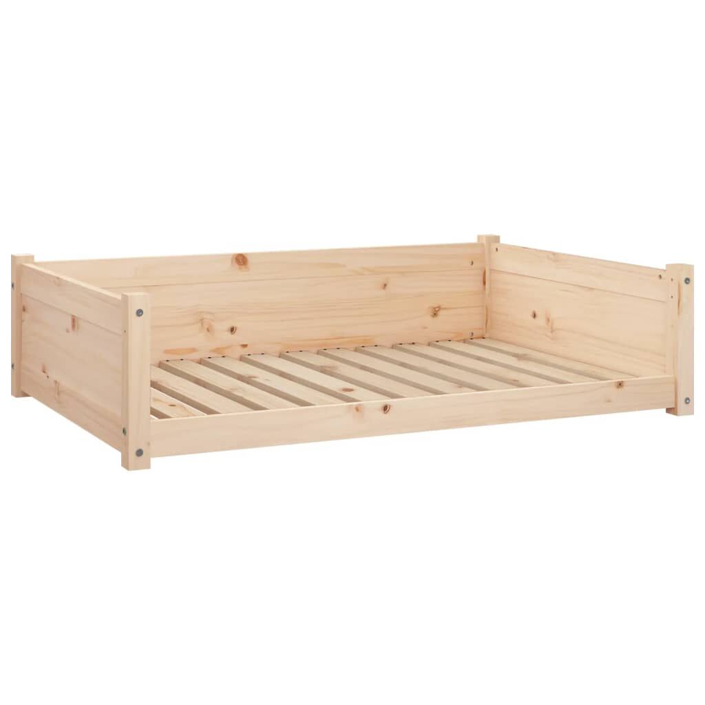 Vidaxl Cama Para Perros Madera Maciza De Pino 105,5x75,5x28 Cm_0