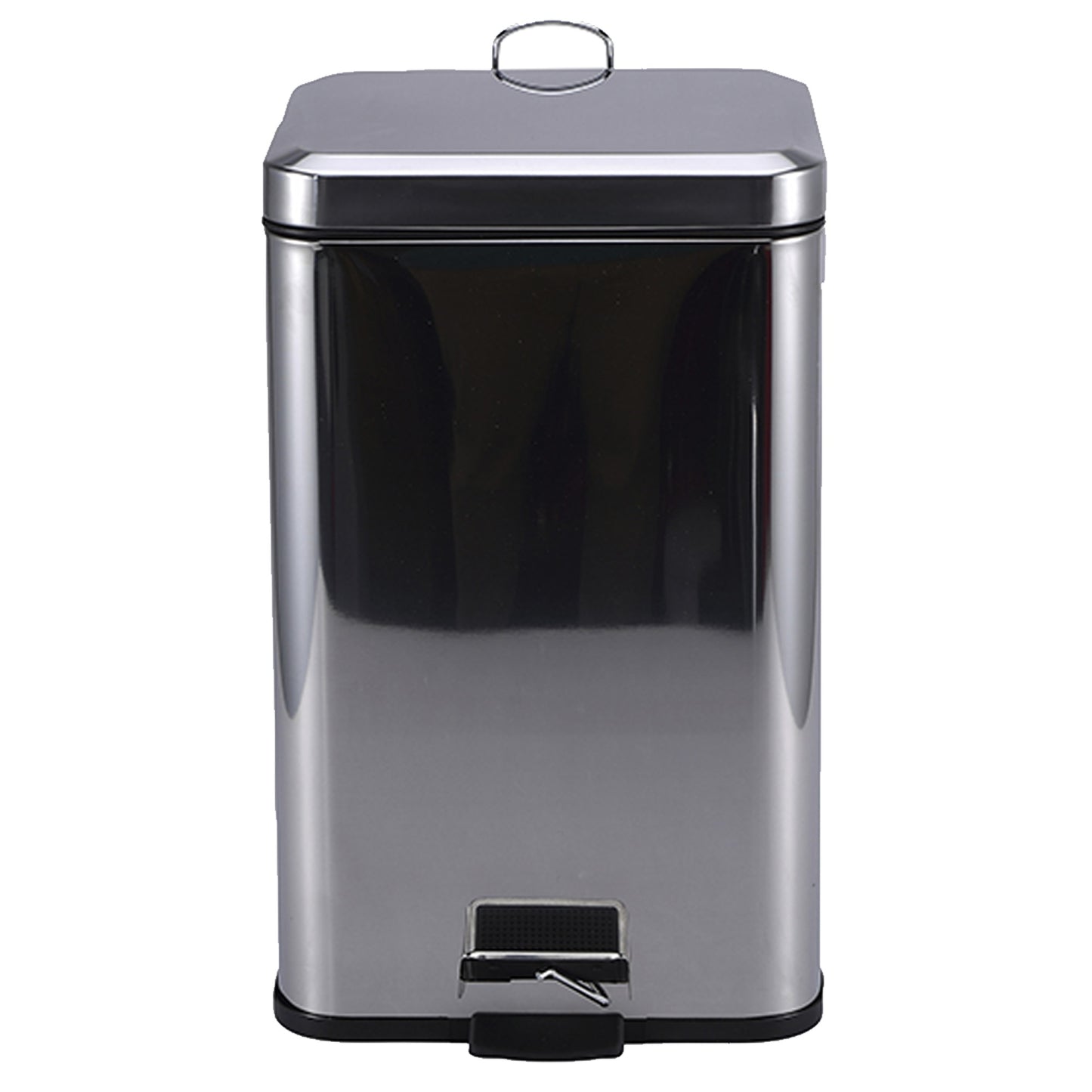 Cubo De Basura Con Pedal Protenrop En Color Metalizado Fabricado En Acero Inoxidable 16 X 16 X 25,5 Cms_3