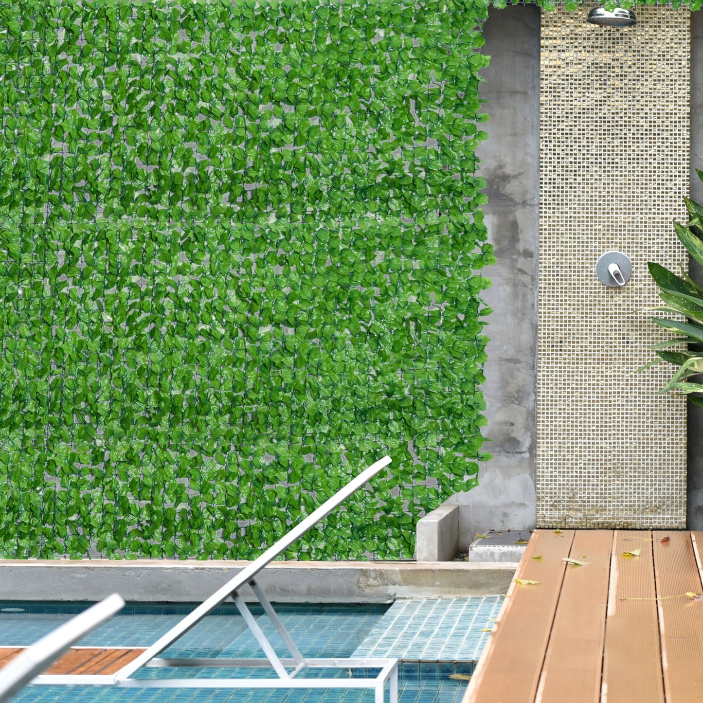Outsunny Seto Artificial En Rollo 3x1m Para Valla Balcón Barandilla Valla_1