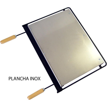 Cajón Barbacoa cerrada con parrilla, plancha y kit pollo Imex El Zorro 60 x 40 x 50 cm