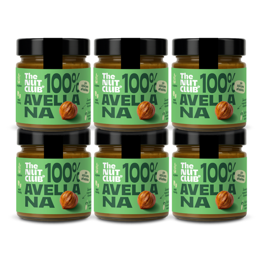 Pack crema 100% avellana nacional 6 uds The Nut Club 1080g_0