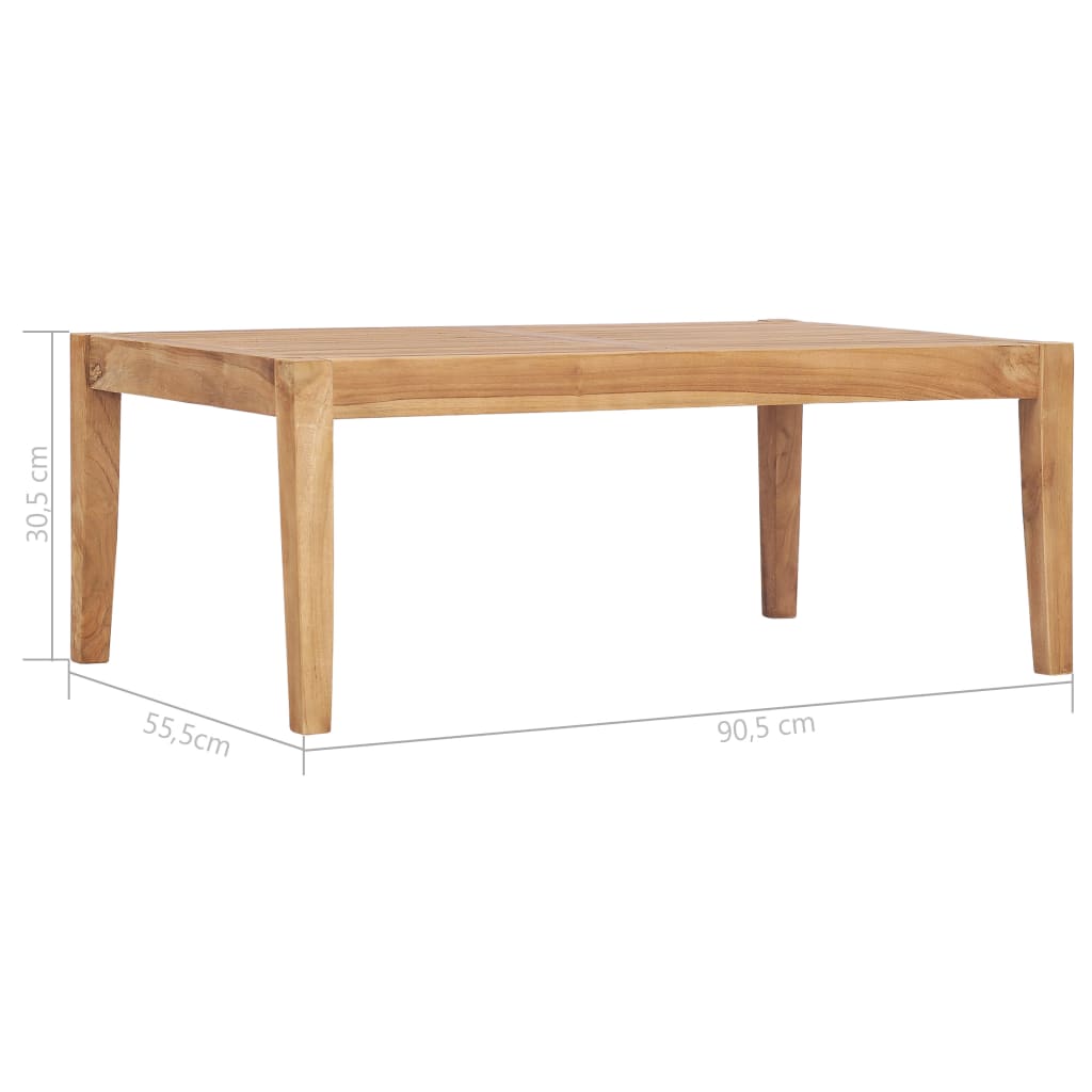 Vidaxl Set De Muebles De Jardín 3 Pzas Con Cojines Madera De Teca_5
