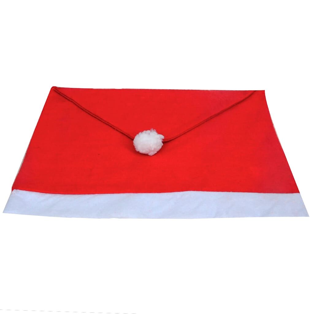 Vidaxl 6 Fundas Para Respaldo De Silla Modelo Sombrero Papá Noel_2
