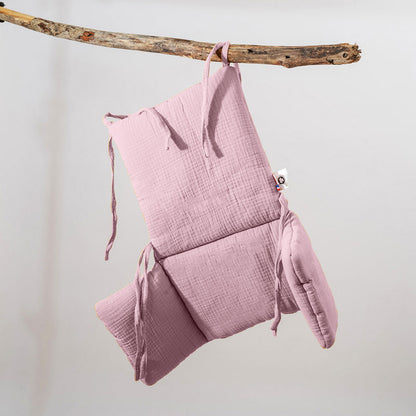 Cojín Para Trona De Algodón Orgánico Rosa_2