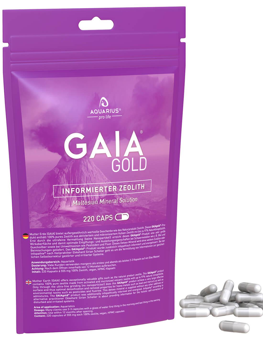 Aquarius Pro Life - Zeolita Pura 220 Detox-caps