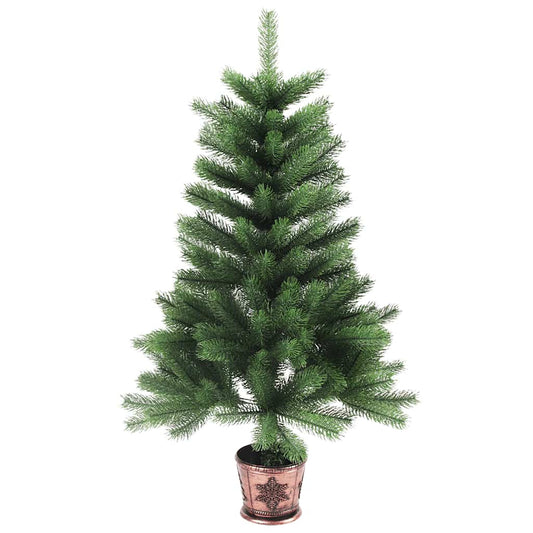 Vidaxl Árbol De Navidad Artificial Hojas Realistas Verde 65 Cm_0
