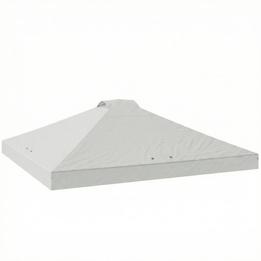 Outsunny Toldo De Pérgola De Recambio 3x3 M Anti-uv50+ Impermeable Blanco_0
