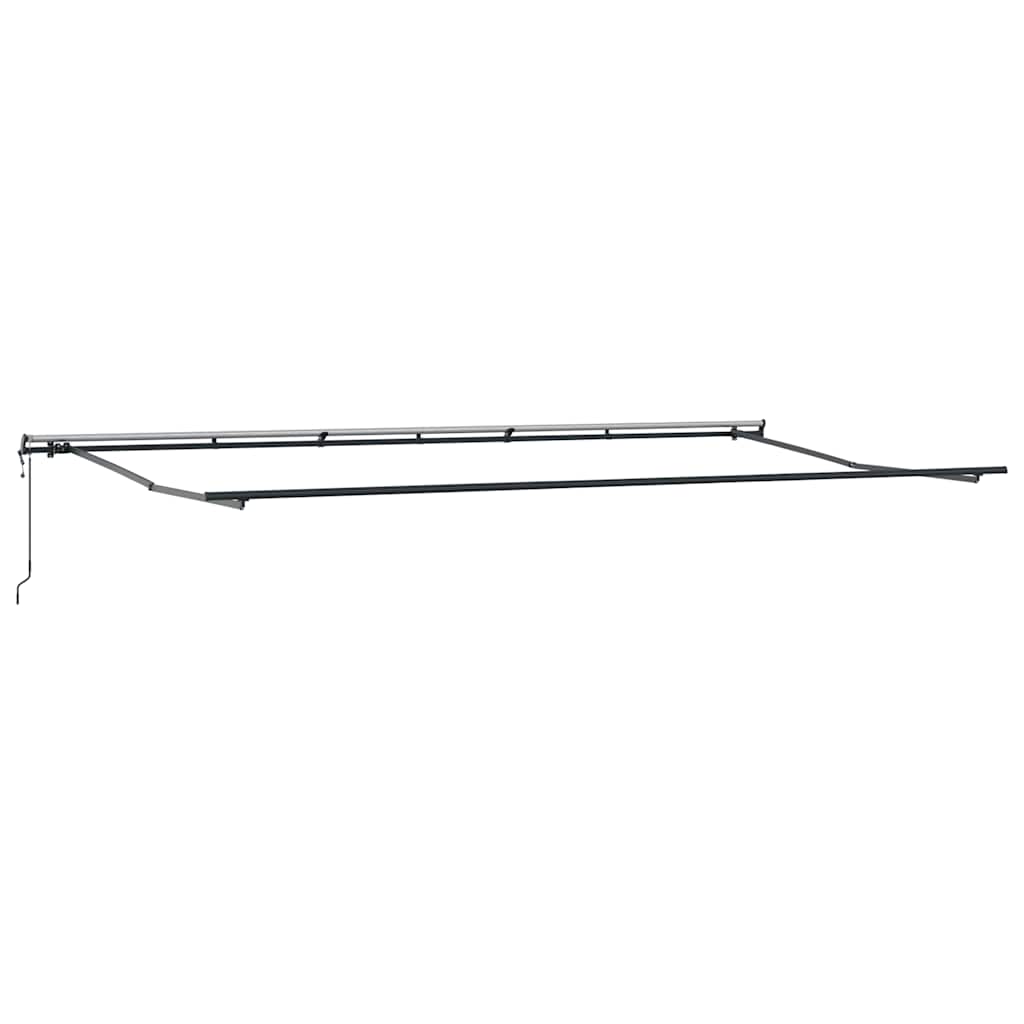 Toldo Retráctil Automático Gris Antracita Y Blanco 600x300 Cm_4