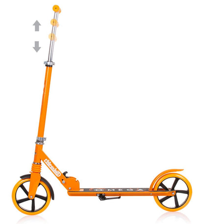 Patinete Infantil Omega Hasta 100 Kg Plegable Y Ruedas De 20mm Orange_2