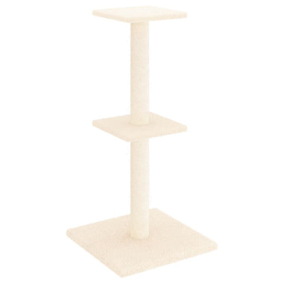 Vidaxl Rascador Para Gatos Con Postes De Sisal Color Crema 73 Cm_0