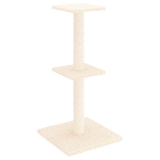 Vidaxl Rascador Para Gatos Con Postes De Sisal Color Crema 73 Cm_0