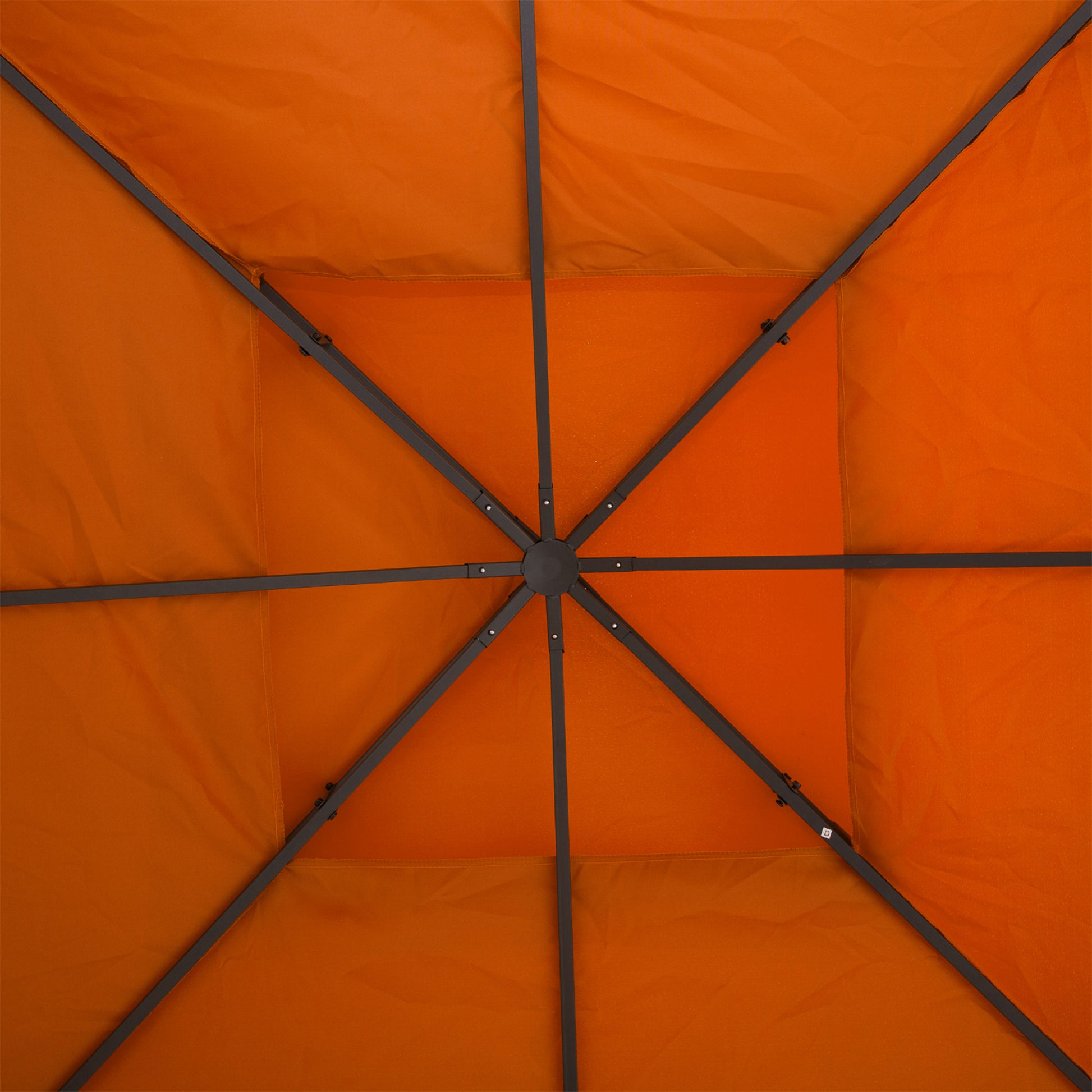 Outsunny Techo De Reemplazo 3x3m Para Estructura De Carpa Cenador Rojo_3