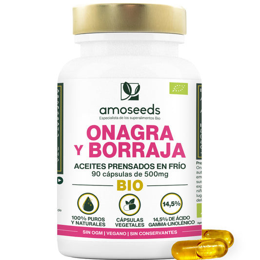Aceite De Onagra Y Borraja Bio | 90 Cápsulas_0