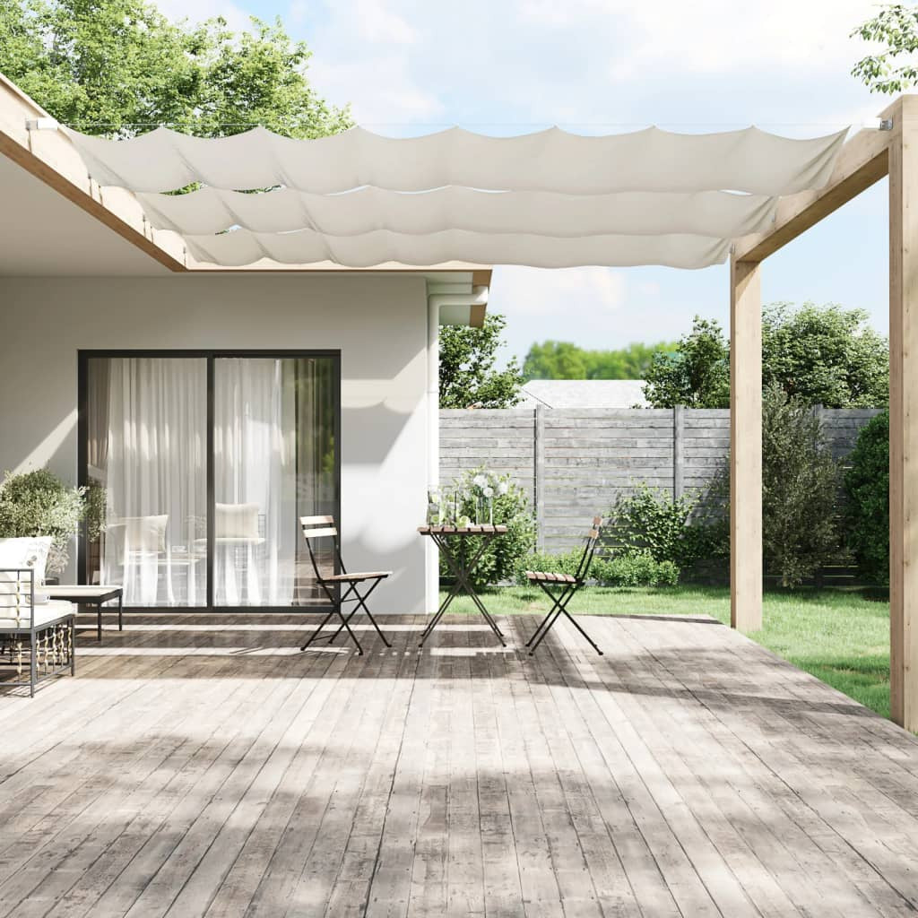 Vidaxl Toldo Vertical Blanco 100x360 Cm Tela Oxford_1