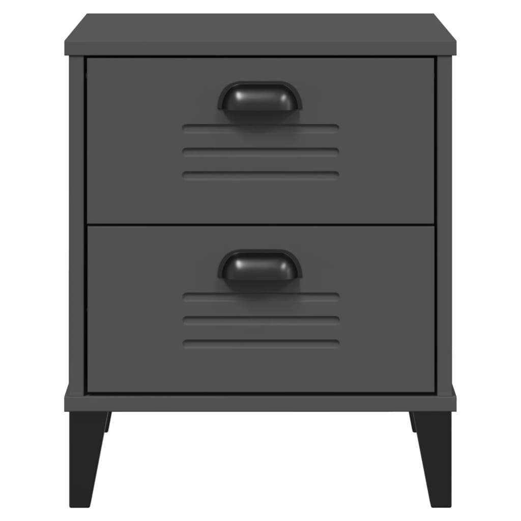 Mesita De Noche Viken Madera De Ingeniería Gris Antracita_4
