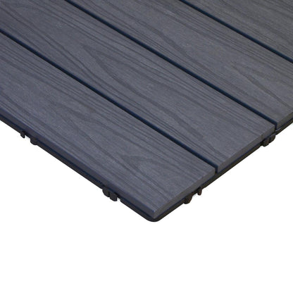 Pack 4 Baldosas de composite Durafloor 50x50 Dioco Gris Encapsulada