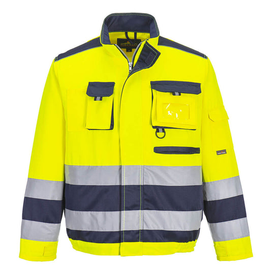 Cazadora Lille Bicolor De Alta Visibilidad Para Trabajo Seguro / L / Amarillo-marino_0