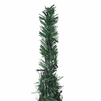 Vidaxl Árbol De Navidad Emergente Preiluminado Con Luces Verde 210 Cm_4