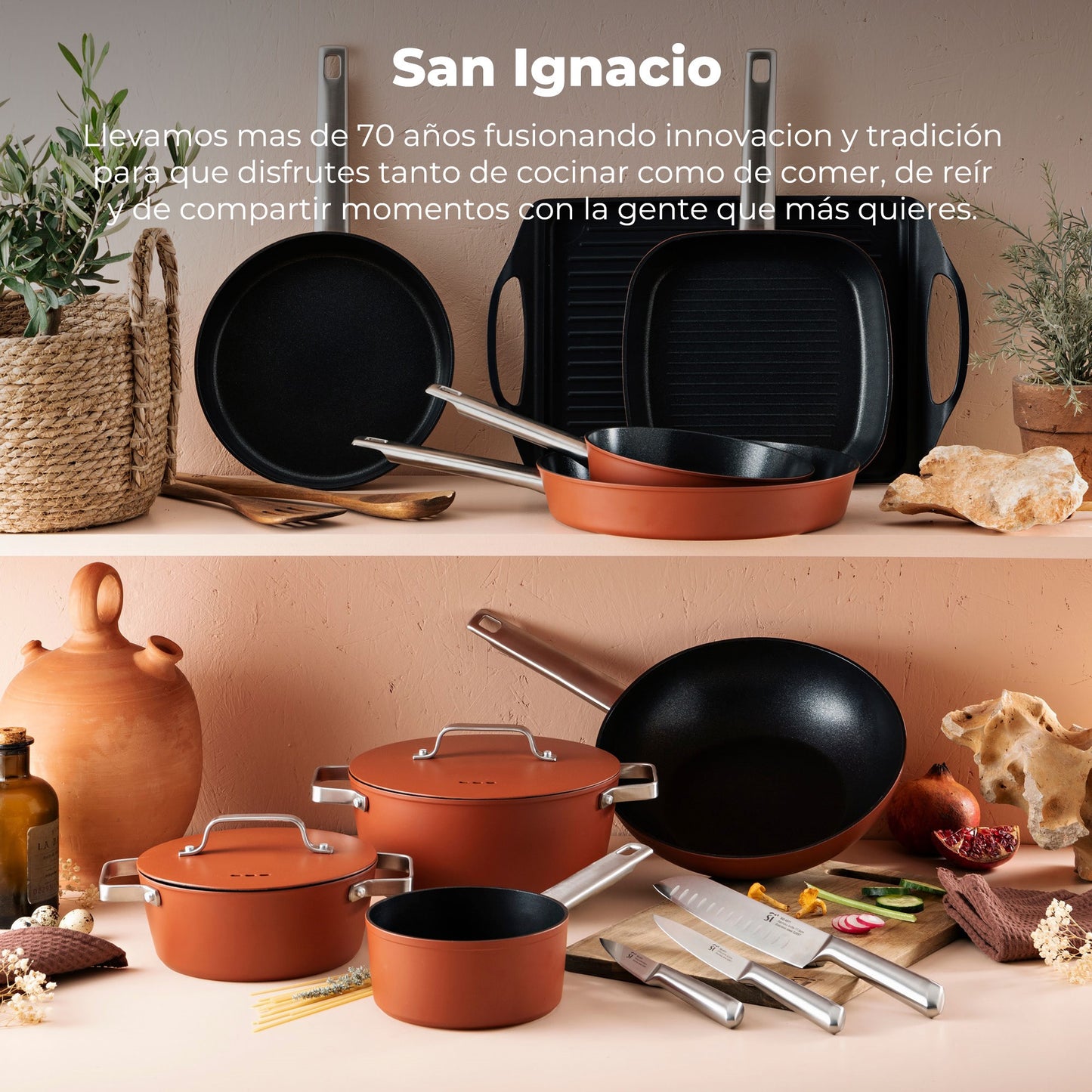 Cacerola  24x10.5cm Aluminio Forjado Ind C/tapa Agros_1