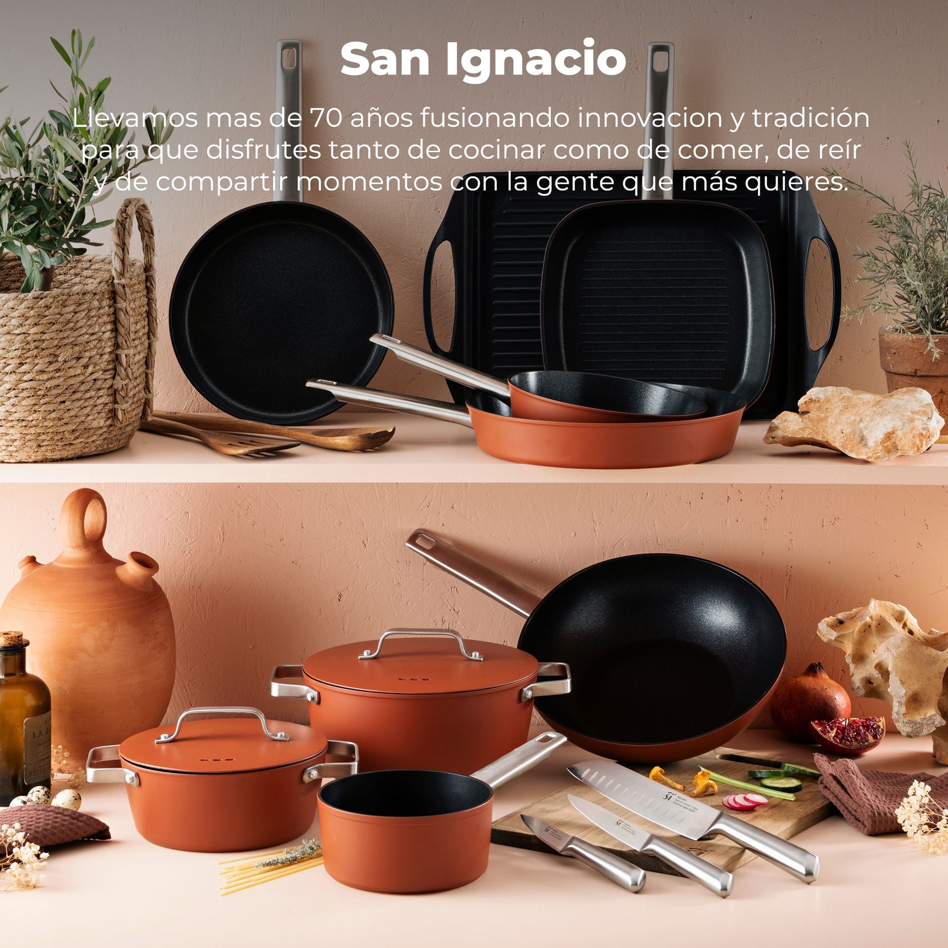 Cacerola  24x10.5cm Aluminio Forjado Ind C/tapa Agros_1