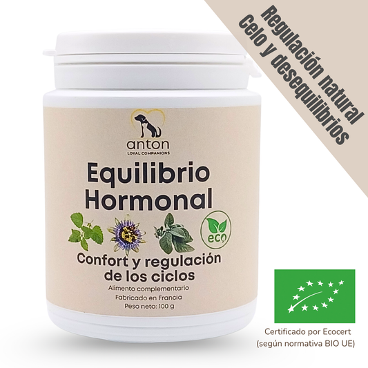 Suplemento natural para perros y gatos – Fórmula Equilibrio Hormonal ECO 100 g
