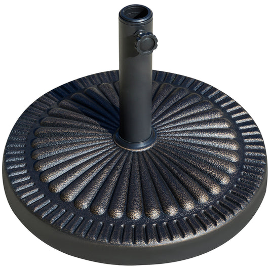 Outsunny Base De Sombrilla Jardín Peso 14,28 Kg Para Postes De 38/48mm_0