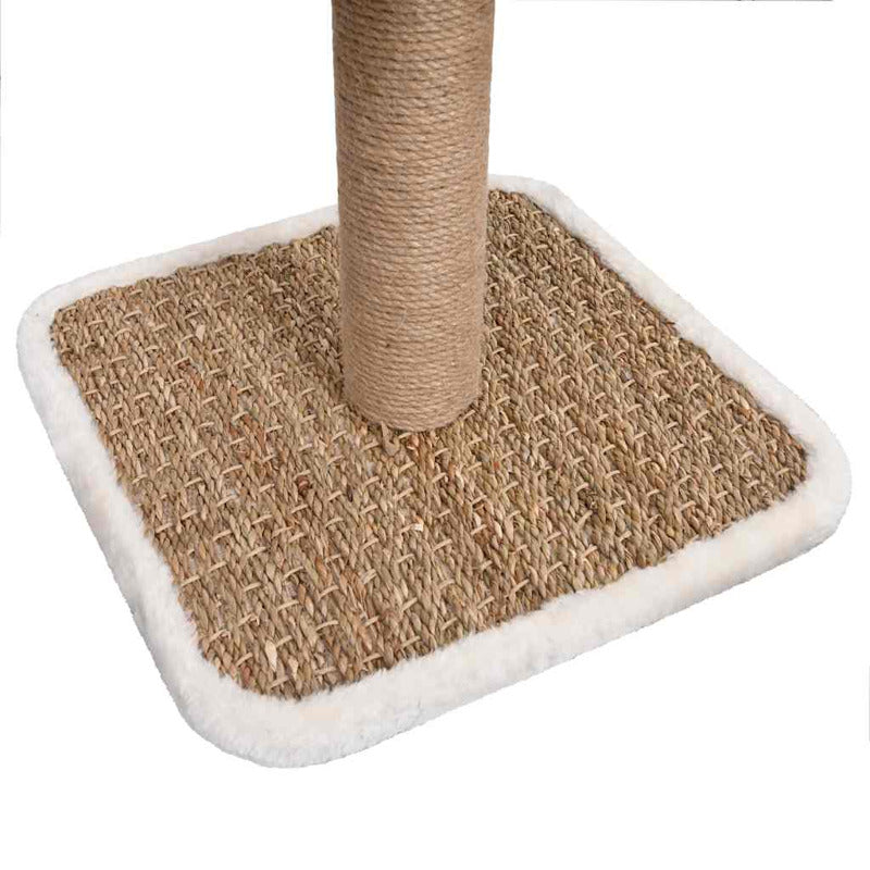 Vidaxl Árbol Para Gatos Túnel Superior Y Juguete Hierba Marina 56 Cm_5