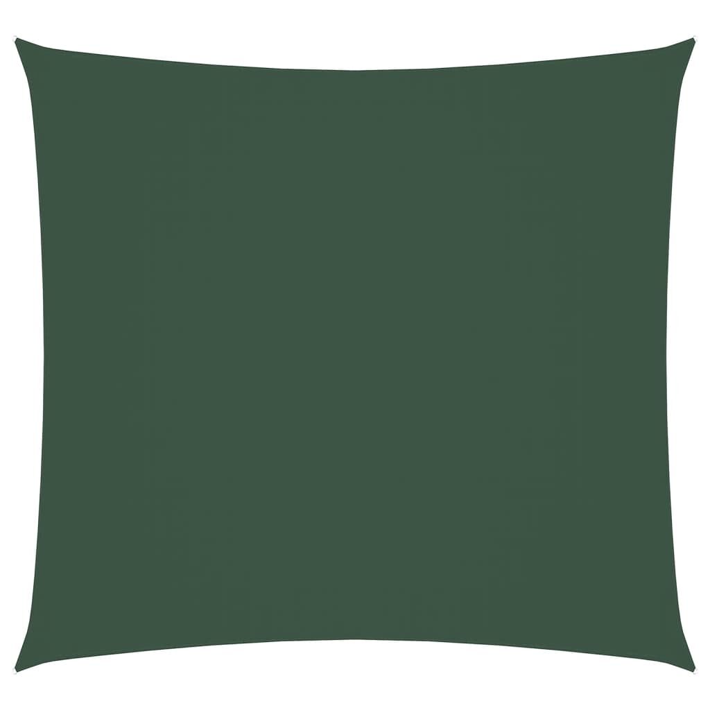 Vidaxl Toldo De Vela Cuadrado Tela Oxford Verde Oscuro 6x6 M_0