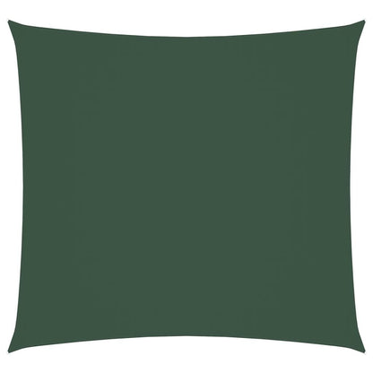 Vidaxl Toldo De Vela Cuadrado Tela Oxford Verde Oscuro 6x6 M_0