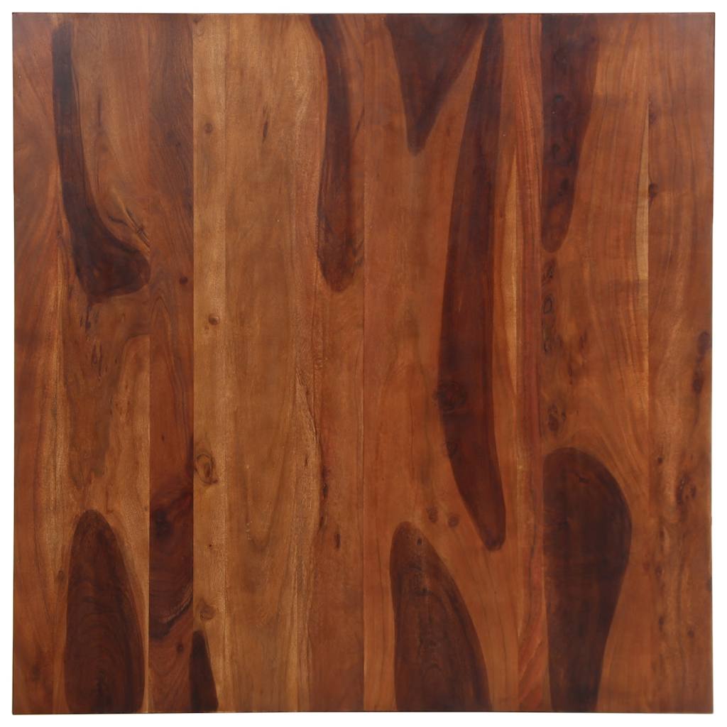 Mesa De Comedor Madera Maciza De Acacia 120x120x77 Cm_2