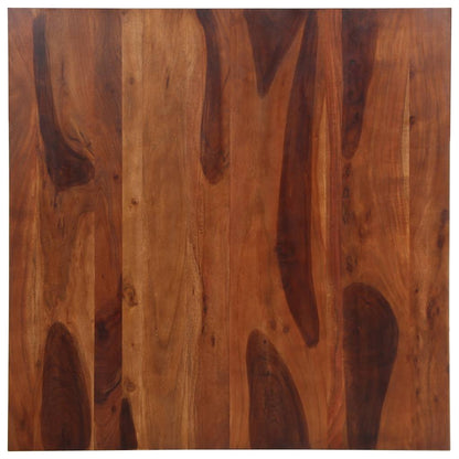 Mesa De Comedor Madera Maciza De Acacia 120x120x77 Cm_2