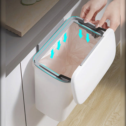 Cubo De Basura Multifuncional Para Puerta O Pared 8l_2