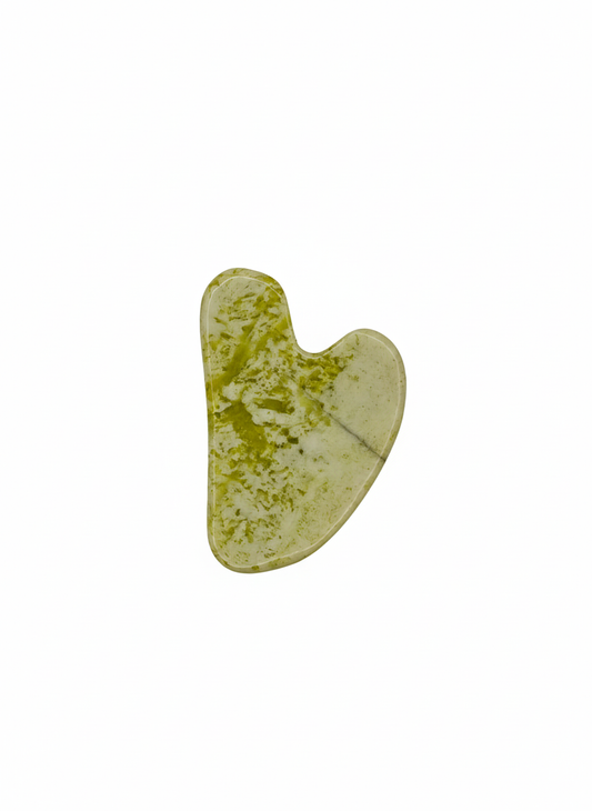 Gua Sha facial de Jade Verde para masaje facial y rutina de skincare | CISTUS_0
