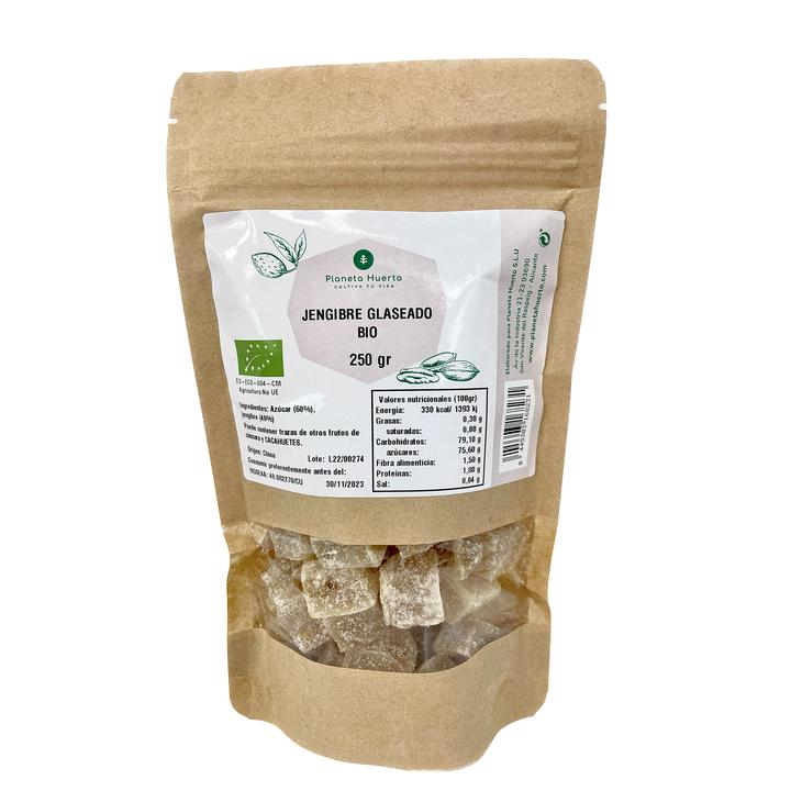 Jengibre cristalizado ECO Planeta Huerto 250 g
