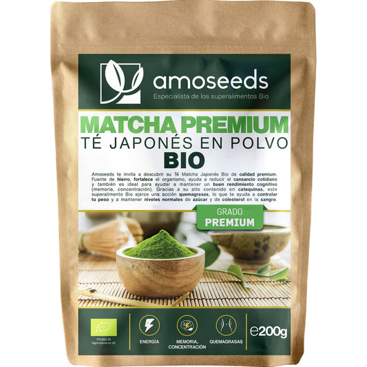 Té Matcha Japonés Premium Bio 200g_0
