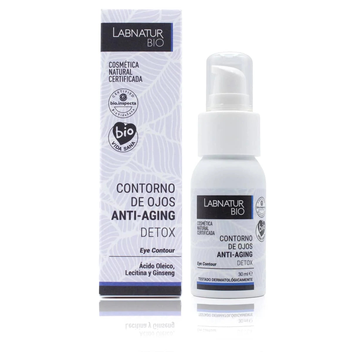 Contorno de Ojos Detox Labnatur Bio 30 ml | Bolsas, Ojeras y Líneas de Expresión | Hidratación y Luminosidad | Vegano_0