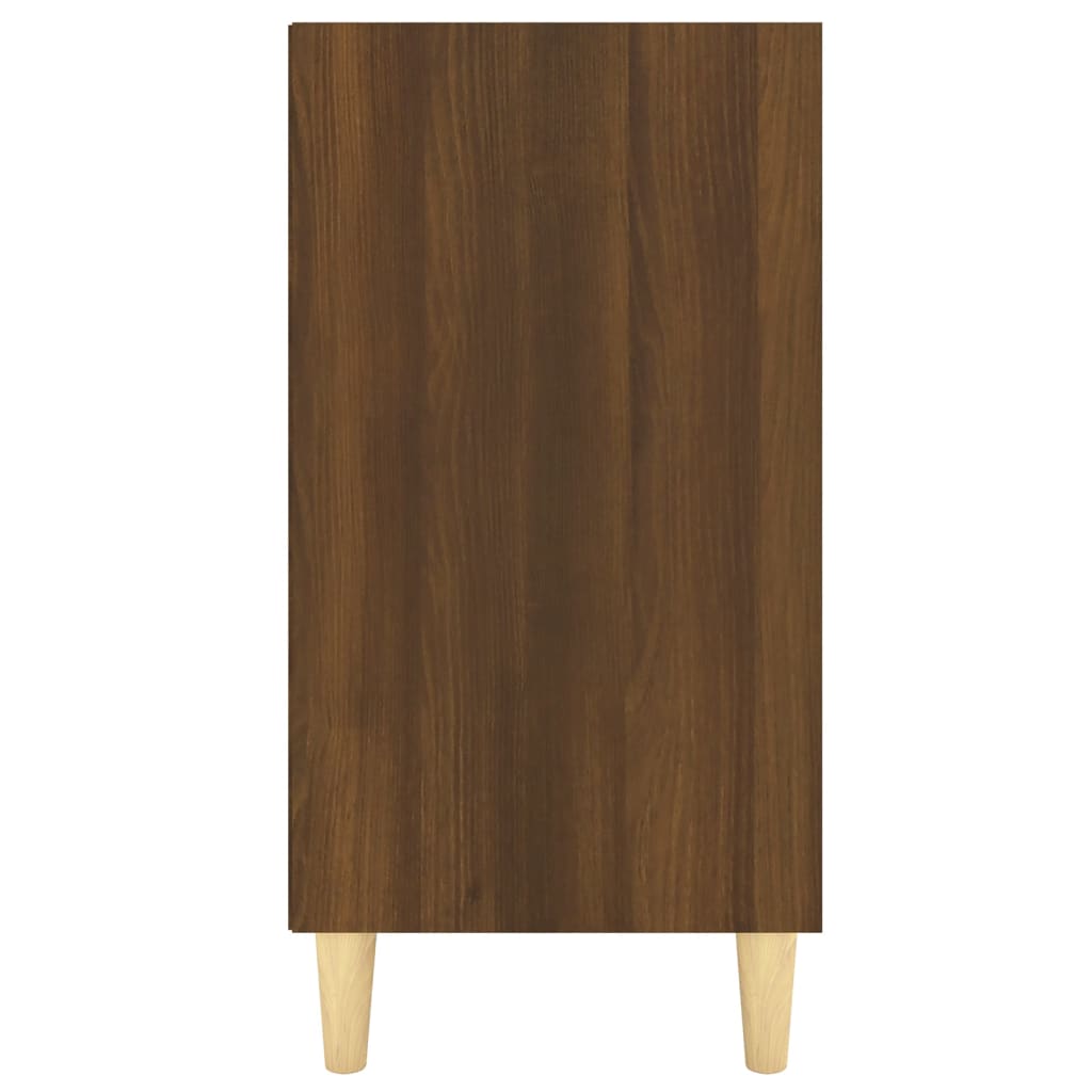 Aparador De Madera De Ingeniería Marrón Roble 103,5x35x70 Cm / Vetonek_0