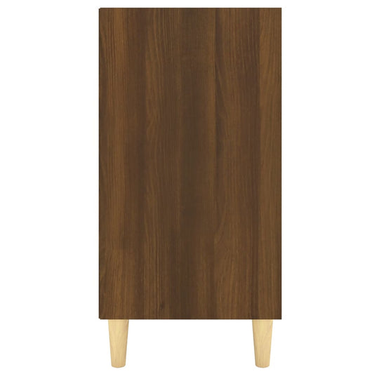 Aparador De Madera De Ingeniería Marrón Roble 103,5x35x70 Cm / Vetonek_0